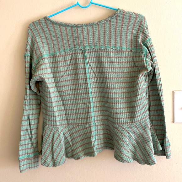 We the free waffle knit top size XS - Picture 3 of 3